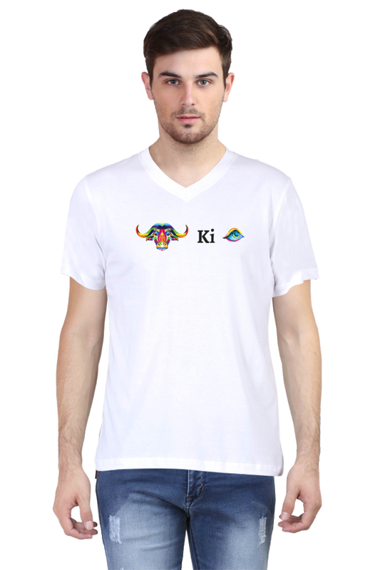 Bhens Ki Aankh V Neck half sleeve Tshirt for Men All